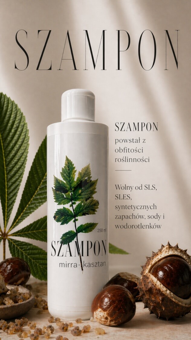 Szampon naturalny Mirra-Kasztan